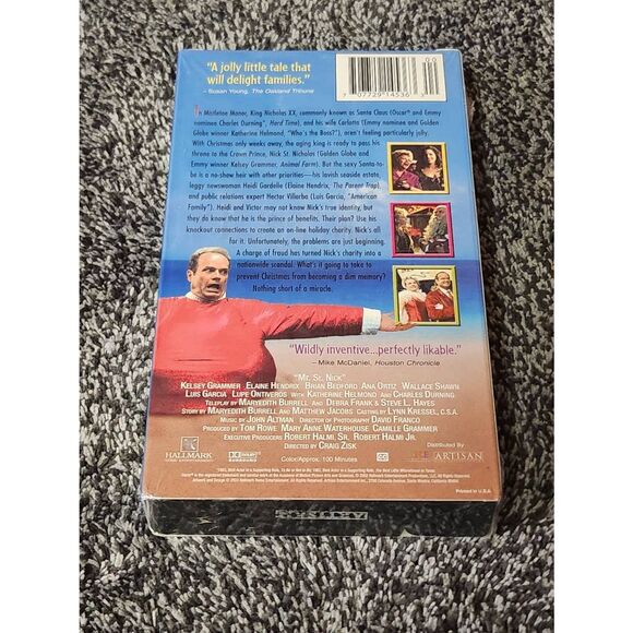 Sealed VHS Hallmark Mr. St Nick #A92 - Picture 2 of 5